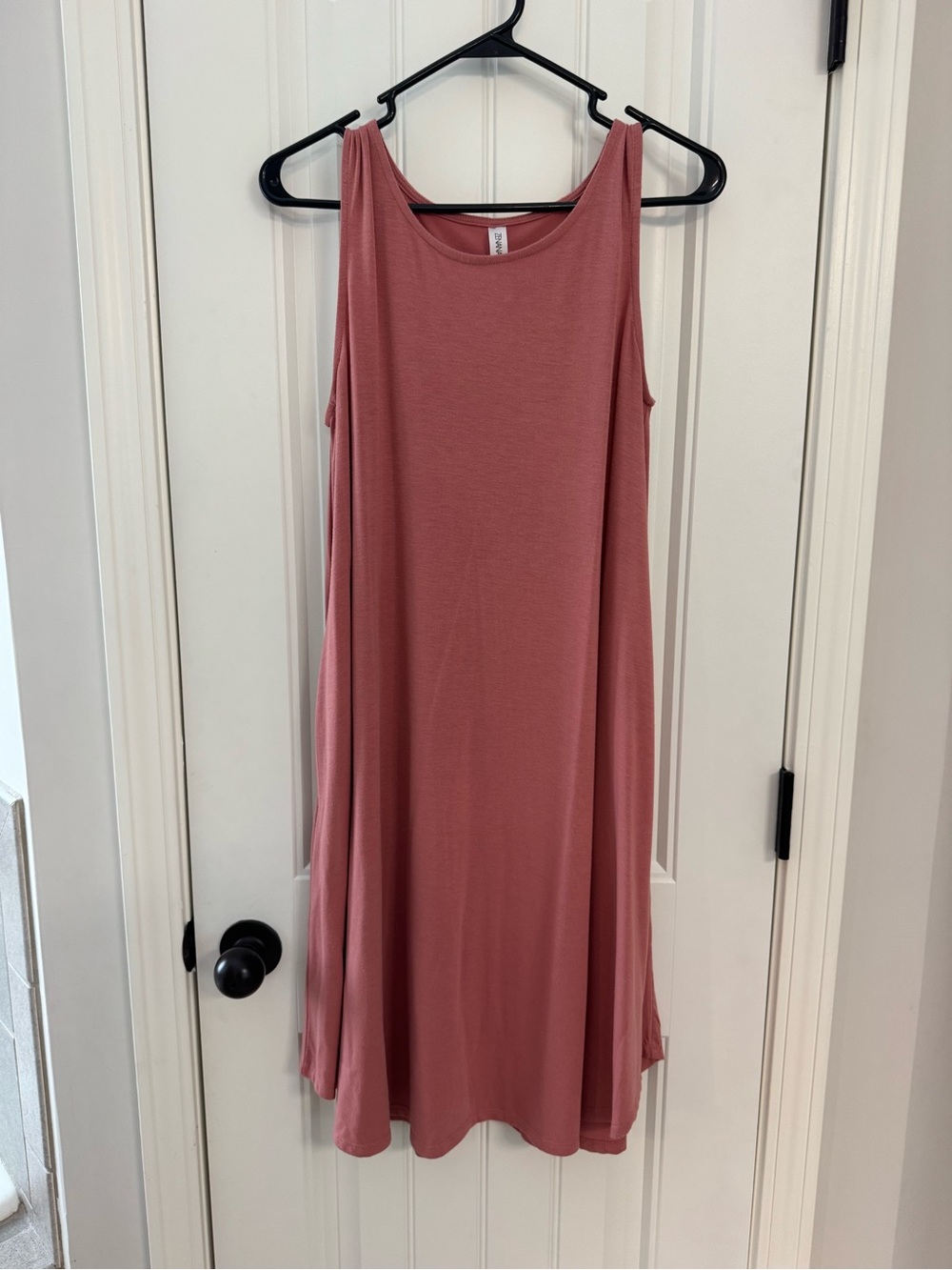 Sleeveless Mauve Swing Dress